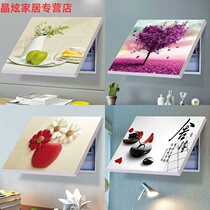 Punch-free modern simple meter box decorative painting shielding main switch switch switch box distribution box living room dining room hanging painting