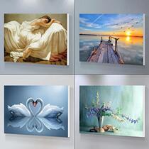 Toilet restaurant bathroom decoration painting Nordic kitchen hotel bathroom mural waterproof bathroom living room hanging painting