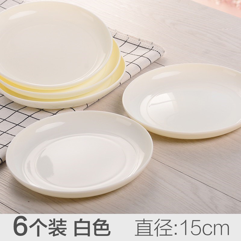 The Six imitation ceramic painting palette watercolor small dish plate plastic disc ink ink pond water dish ll China