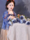女童汉服春夏2025新款儿童古装白雪公主裙女孩国风连衣裙生日礼服