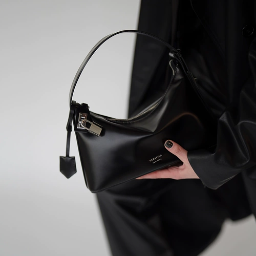 [Новогодний подарок] VERAFIED легкая роскошная нишевая сумка из воловьей кожи в форме полумесяца, осенне-зимняя сумка HOBO из натуральной кожи на плечо, подмышки