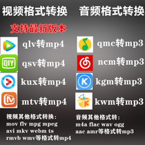 Music Video format ncm kgm mgg flac m4a qlv kux qsv to mp3 mp4 converter