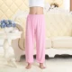 Phong cách mới cotton lụa chống muỗi quần lồng đèn người lớn trẻ em mùa xuân và mùa thu pijama cho nam và nữ cotton dày cotton nhân tạo lỏng lẻo - Quần tây