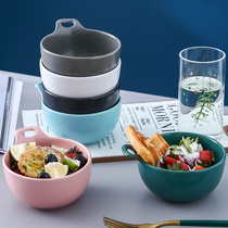 Eurostyle ceramic handle bowls salad bowls snacks bowls net red cutlery with shank snacks bowls creative snack bowls fruit bowls