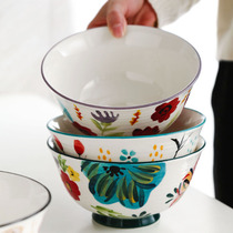 Day Style Creativity Big Rice Bowl rice bowls Home Fruit Salad Bowl Bowl Cute Foam Noodle Bowl heat resistant cutlery