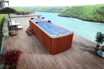 Villa private pool cant swim while surfing Infinity pool Fitness large indoor and outdoor endless head swimming machine