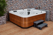 Mastercard Villa Bubble surfing constant temperature heated spa pool Adult free-standing acrylic smart Jacuzzi