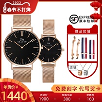 CKAIDW Couple Watch One Price Couple Watch Top Ten Famous Brand Waterproof Simple Swiss Brand for Men and Women