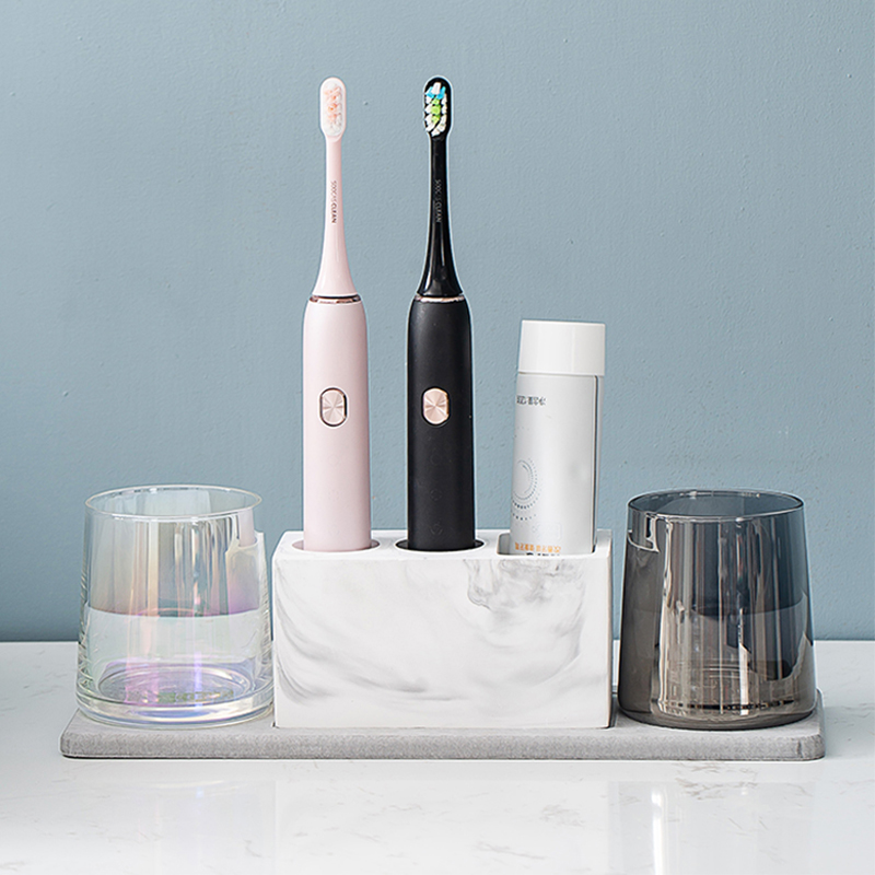 Water-absorbent moisture-proof electric toothbrush rack Makeup Room Bathroom Wash table Toiletries gargling cup Tooth Holder holder