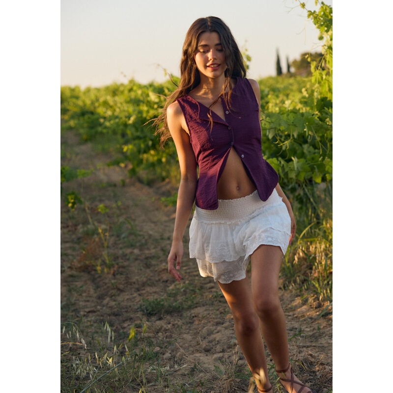 Stradivarius Xiaokui June Spanish Overseas Purchasing Agent Bubble Gauze Embroidered Layered Shorts Skirt 1262260 Stradivarius Xiaokui June Spanish Overseas Purchasing Agent Bubble Gauze Embroidered Layered Shorts Skirt 1262260