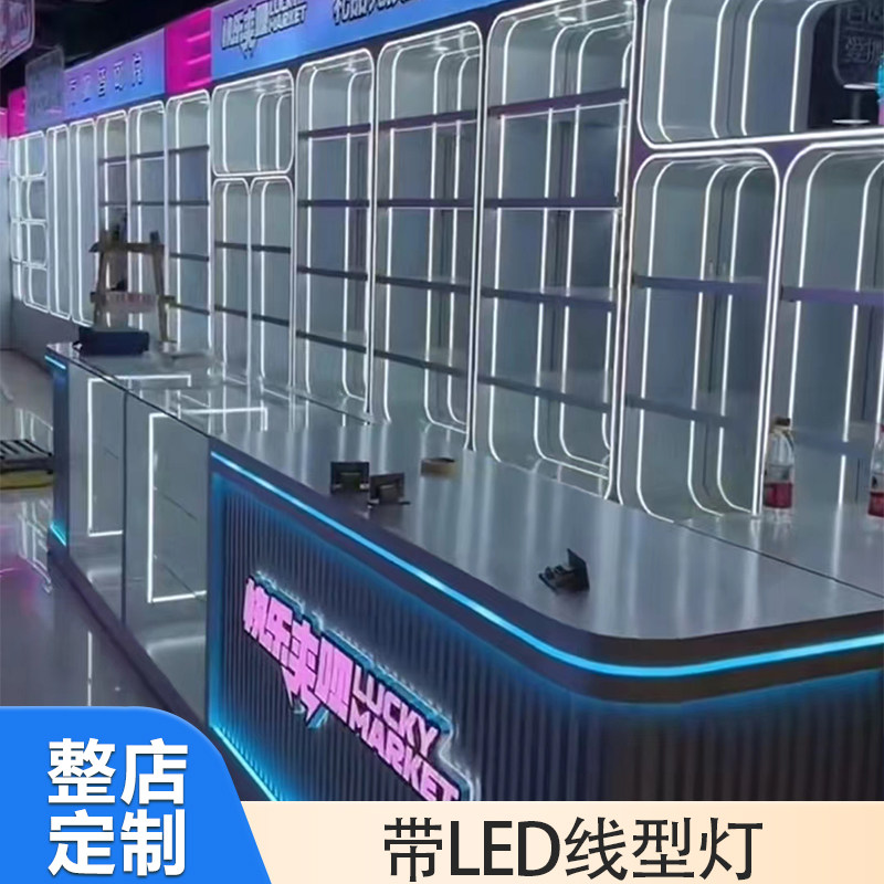 ?Claw machine display cabinet, toy store container, figure cabinet, redemption gift, video game city, e-sports animation trendy play counter