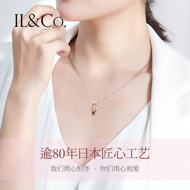 日本独立设计师珠宝品牌 IL&Co 玫瑰金双面佩戴钻石项链 主钻0.6分 双重优惠折后¥99包邮 附GIC证书 日本独立设计师珠宝品牌 IL&Co 玫瑰金双面佩戴钻石项链 主钻0.6分 双重优惠折后¥99包邮 附GIC证书