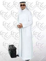 New Dubai travel robe mens polyester cotton summer thin Saudi Middle East clothing headscarf headband Arab suit