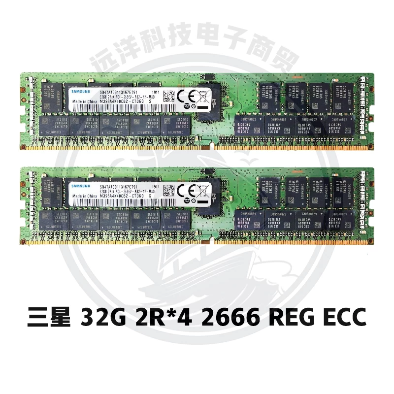 Samsung 16G 32GB DDR4 PC4 2133 2400 2666 ECC REG серверная память заметка X99