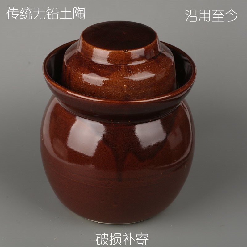 Insect - resistant water injection pickles pickled ceramic cylinder earthenware pickled egg can of the pot seal storage tank size package mail