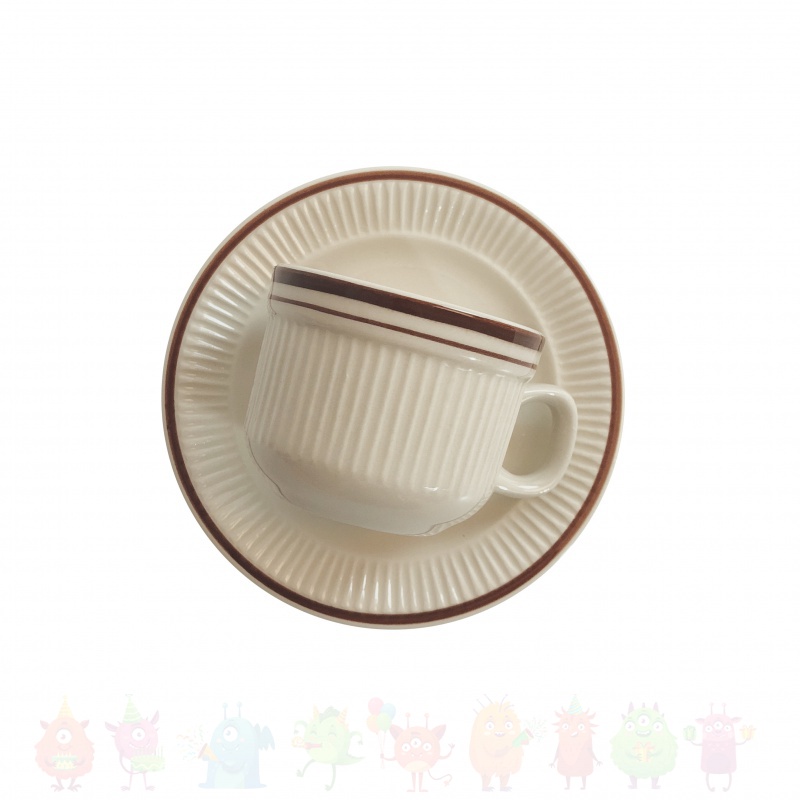 Chesapeake retro red line ceramic coffee cup Japanese web celebrity gift item cafe places cup 100 ml