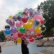 Bobo Set Color Mixed Balloon 50 комплектов ленточной ленты