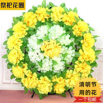 Qingming Festival Simulation Flower Sacrifice Cemetery Ceremonies for Cemetery and Ancestoral Material Material