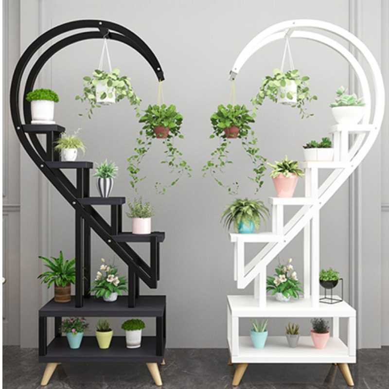 Green Plant Placing Rack Loving Flower Shelf High-end Living Room Green Planting Shelf Indoor Brief About Home Potted Creativity Flowers 
