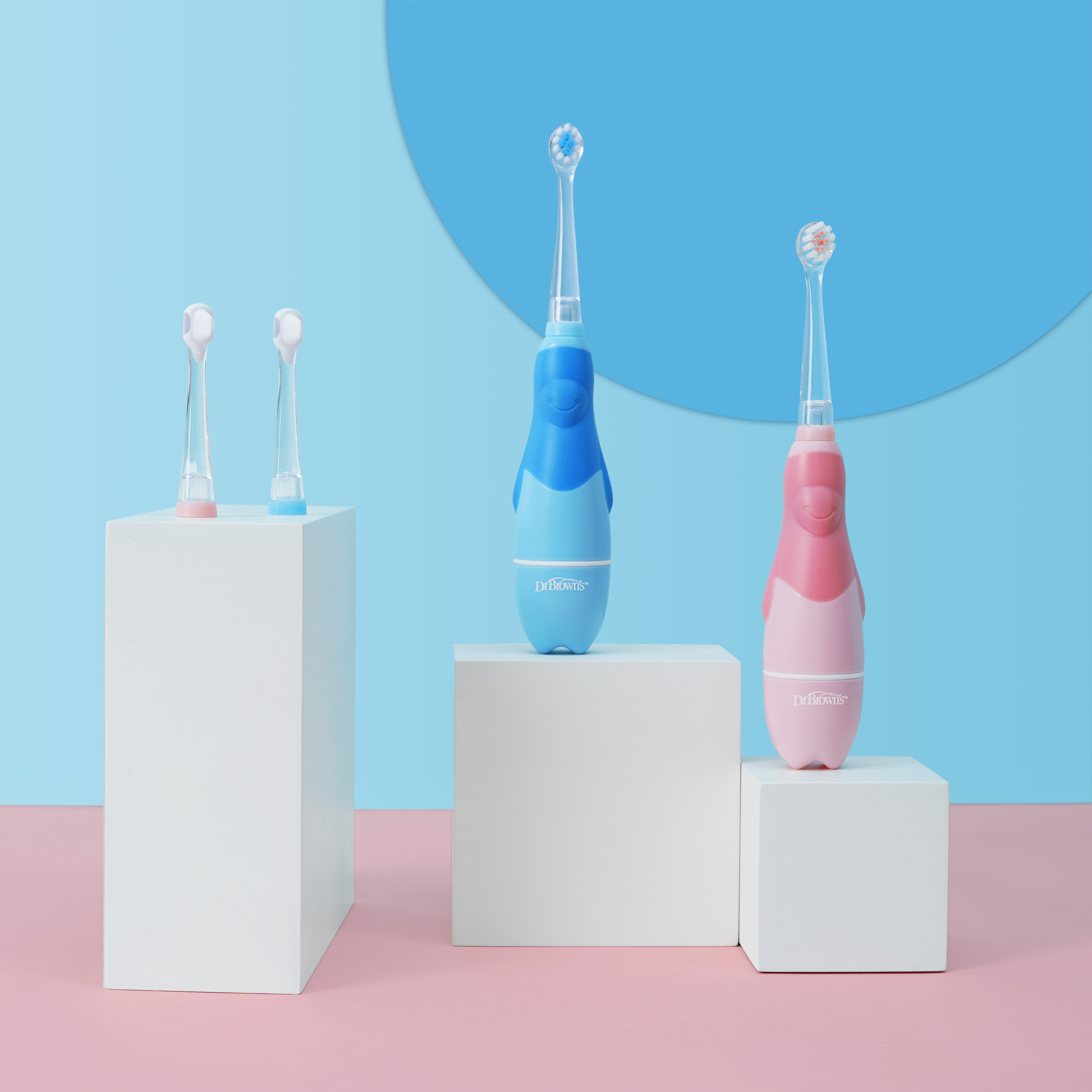 Dr. Brown children's baby electric toothbrush automatic rechargeable artifact soft hair waterproof ultrasonic 1-5 years old