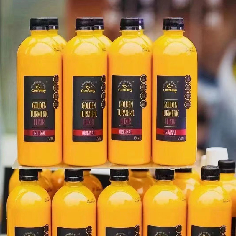 Keriman Turmeric Flavored Concentrated Syrup Coffee Milk Baked Milk Tea Beverage Syrup Bottled Australian Import