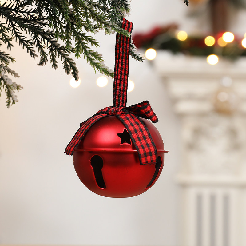 Christmas decoration items, colorful bells, Christmas tree DIY accessories, pendants, five-pointed star doll pendants, gifts pic 3