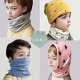 Детский демисезонный хлопковый зимний ветрозащитный шарф, удерживающий тепло шарф-платок