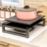 Электромагнитная плита стойка домашние полки кухонная плита стеклянная плита стеклянная плита посадочная базовая базовая базовая крышка для кухонной печи крышка