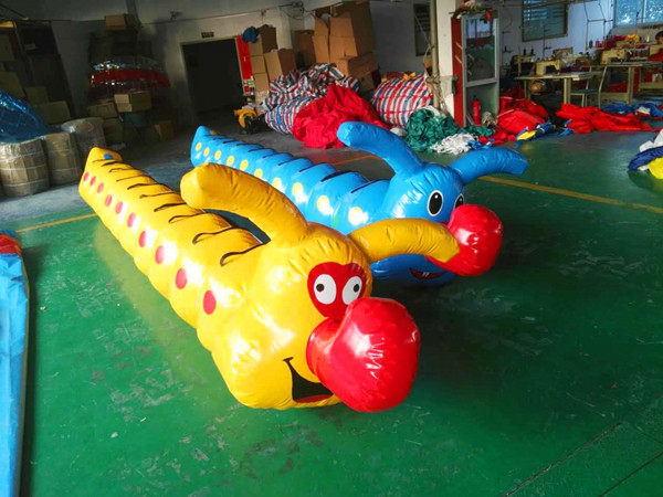 Inflatable Caterpillar Cartoon Air Model Outdoor Expansion Props Activities Fun Games Inflatable Parent-child Toys for Children