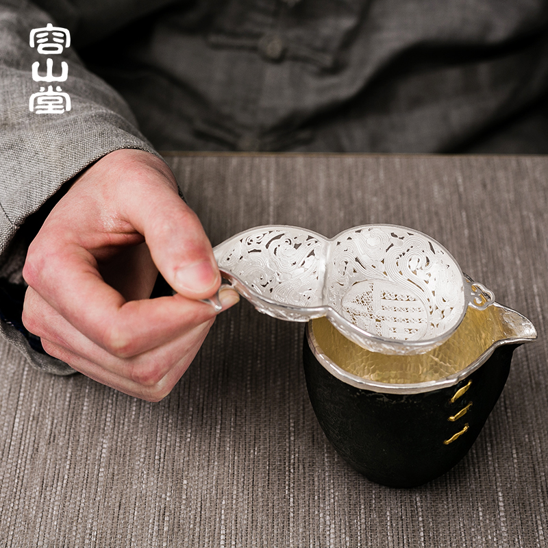 The Vatican should actively sterling) tea filter tea strainer gourd tea good kung fu tea accessories