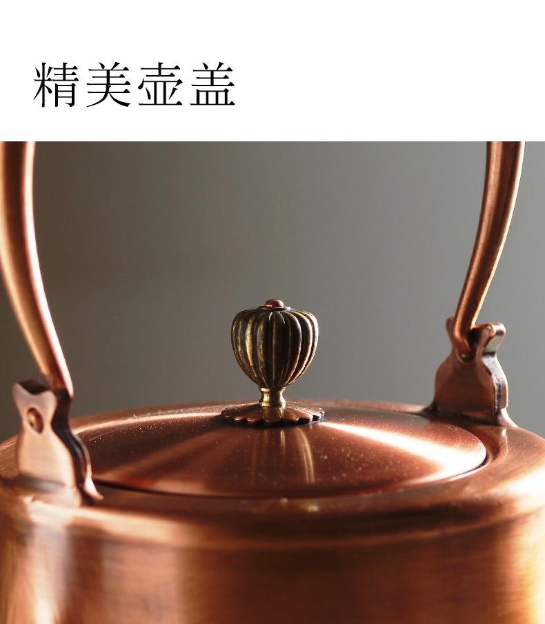 Vatican let pure plates copper kettle boiled tea upset everyone use the mini electric TaoLu kung fu tea set