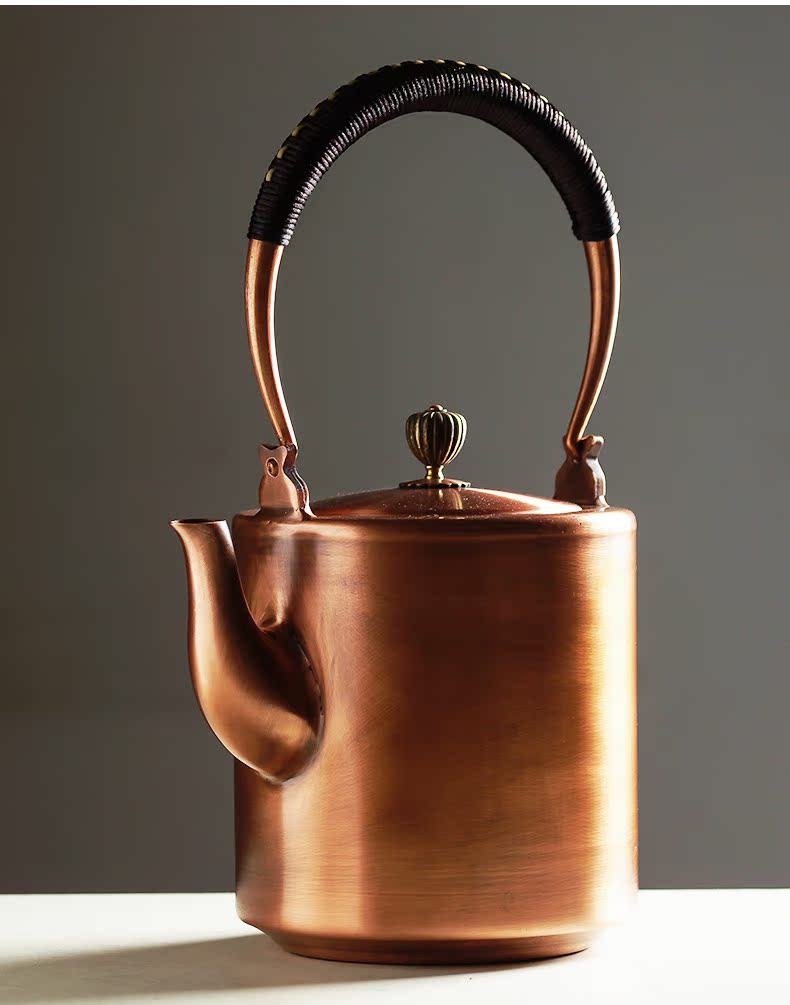 Vatican let pure plates copper kettle boiled tea upset everyone use the mini electric TaoLu kung fu tea set