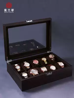 Watch storage box high-grade exquisite solid wood jewelry box antique Chinese style watch box collection watch box