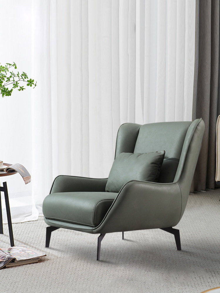 Light luxury sofa chair tiger chair bedroom lazy chair leisure chair singleton sofa Italian living room chair high back chair