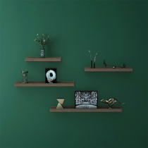 North American black walnut solid wood wall shelf Bedroom fine grinding word partition wall hanging wall creative combination living room