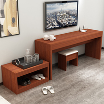 Nanning factory direct selling hotel furniture standard room TV table luggage cabinet writing TV cabinet combination custom full set