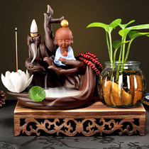  Trembling tea pet tea ceremony backflow incense burner Buddha hand household indoor sandalwood incense burner Zen left and right Fengyuan creative ornaments