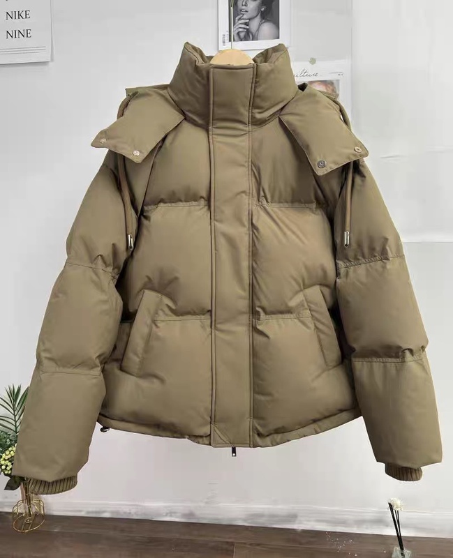 Korean Style Loose-Fitting Personalized down Jacket for Women, 2024 Winter New Thick Hooded Couple's Short Coat, Trendy Men's Puffer Jacket Korean Style Loose-Fitting Personalized down Jacket for Women, 2024 Winter New Thick Hooded Couple's Short Coat, Trendy Men's Puffer Jacket