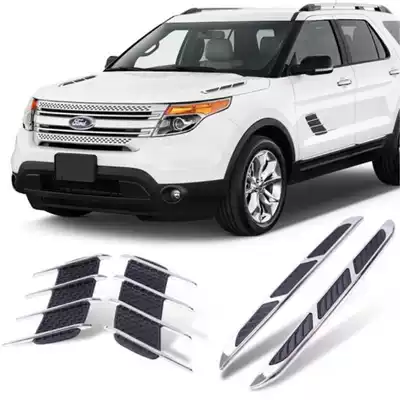 Car shark gills decoration door side shark gills decoration modified car simulation hood Car supplies