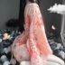 Ảnh cô gái kimono phong cách đồ ngủ vui vẻ phong cách mùa hè váy ngủ nữ hoa anh đào voan giường ngủ sexy dịch vụ tại nhà - Night Robe