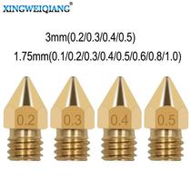 Three D Printer Accessories mk8 Pointed Brass Nozzle Subsurface Lettering Print Accessories Brass Nozzle