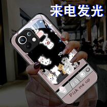 Incoming calls flashing are suitable for Xiaomi 11 mobile phone case 11pro clip claw machine 11 youth version all-inclusive anti-fall ultra