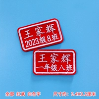 Имя + класс (красный фон и белые символы) 10 только вышит одно и то же имя