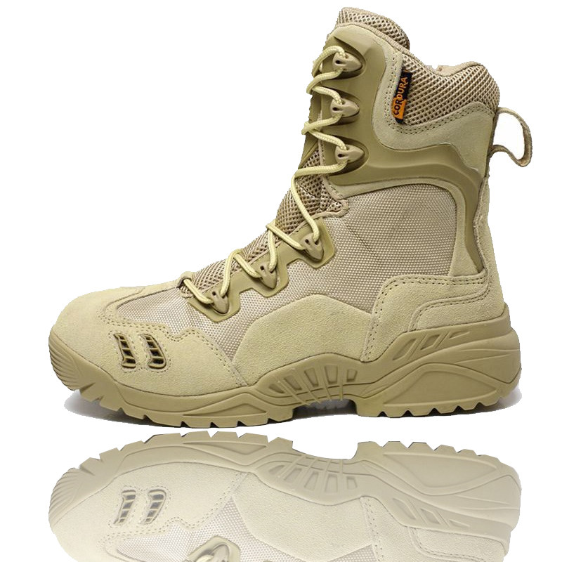 US Military Magnana Tactical Boots High Cylinder Peacekeeping Desert Air Drop Combat Boots Adult Male Children Mountaineering Non-slip Breathable