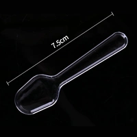 Толстая прозрачная ложка 1000 только 7,5 см