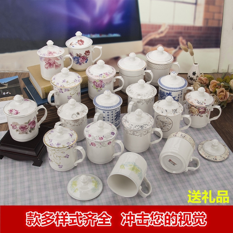 X ceramic large - capacity glass mugs with cover gift office cup cup ipads porcelain keller with cover with big offers