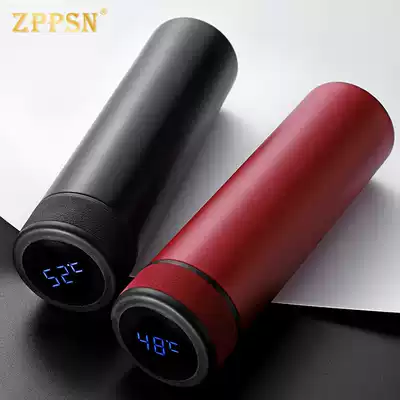 ZPPSN316 stainless steel intelligent thermos cup touch warm men and women portable high-grade tea car water Cup customization