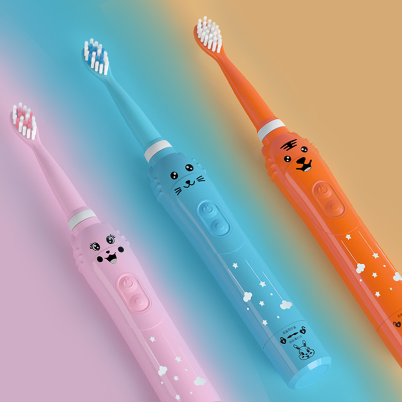 Jiushanmei children's electric toothbrush rechargeable 3-6-8-10-12 years old children sonic millet porridge