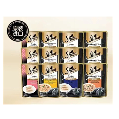 SHEBA希宝幼猫慕斯软70g*12营养