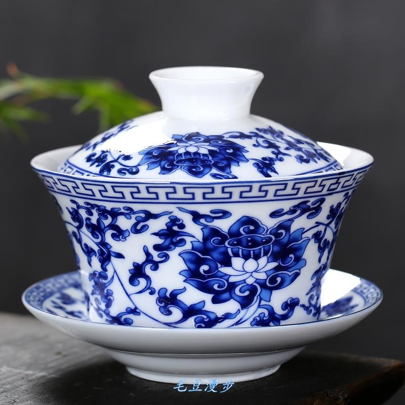 Tea dustproof single extra large cover bowl 450 ml extra large cover bowl 320ml extra large simple cup